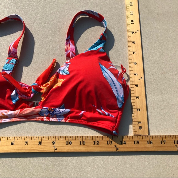 TiniBikini Women’s Swimsuit Bikini Bathing Suit Top Bright Tropical XL - Picture 9 of 11